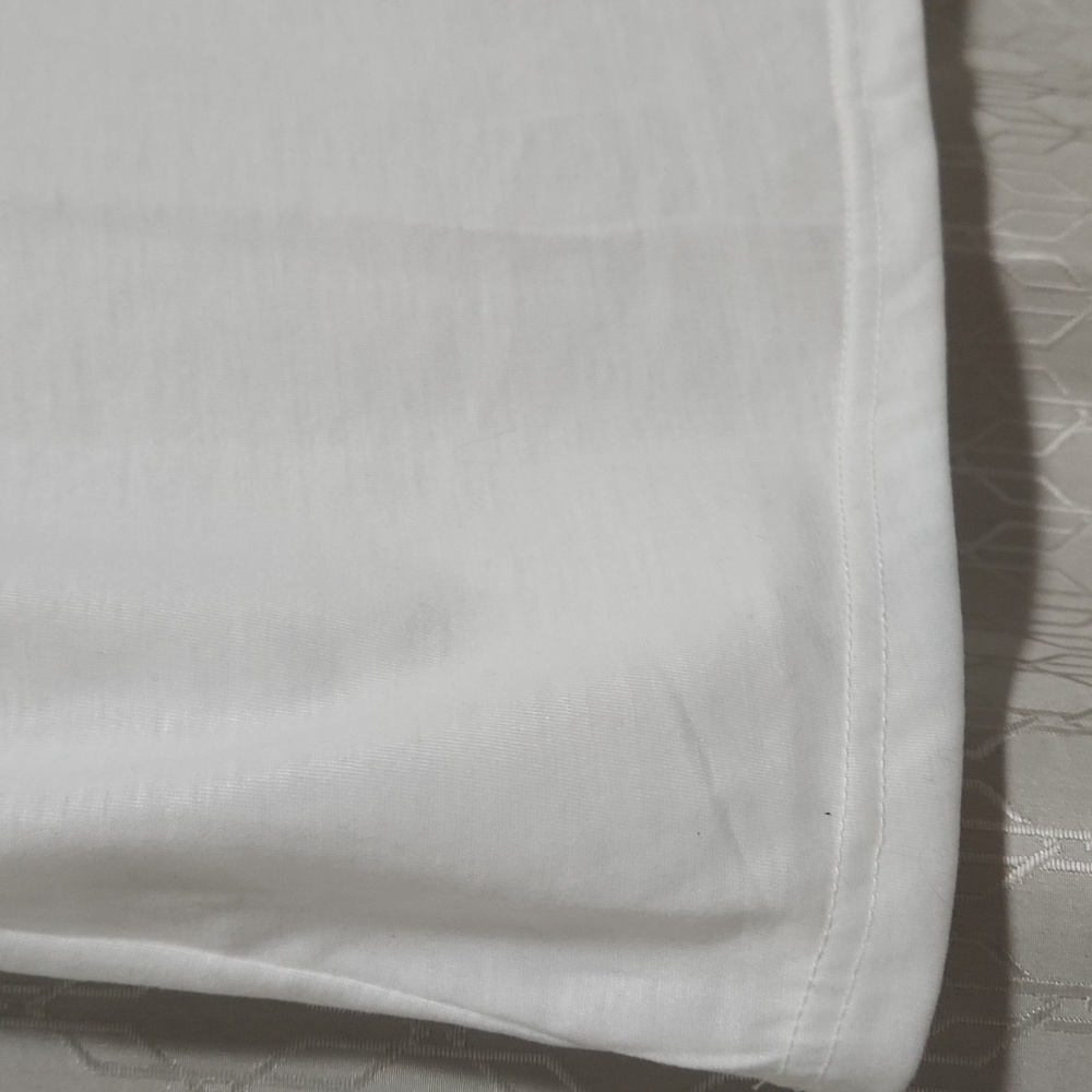 Women's White V-Neck Faith Tee Shirt - Picture 5 of 10